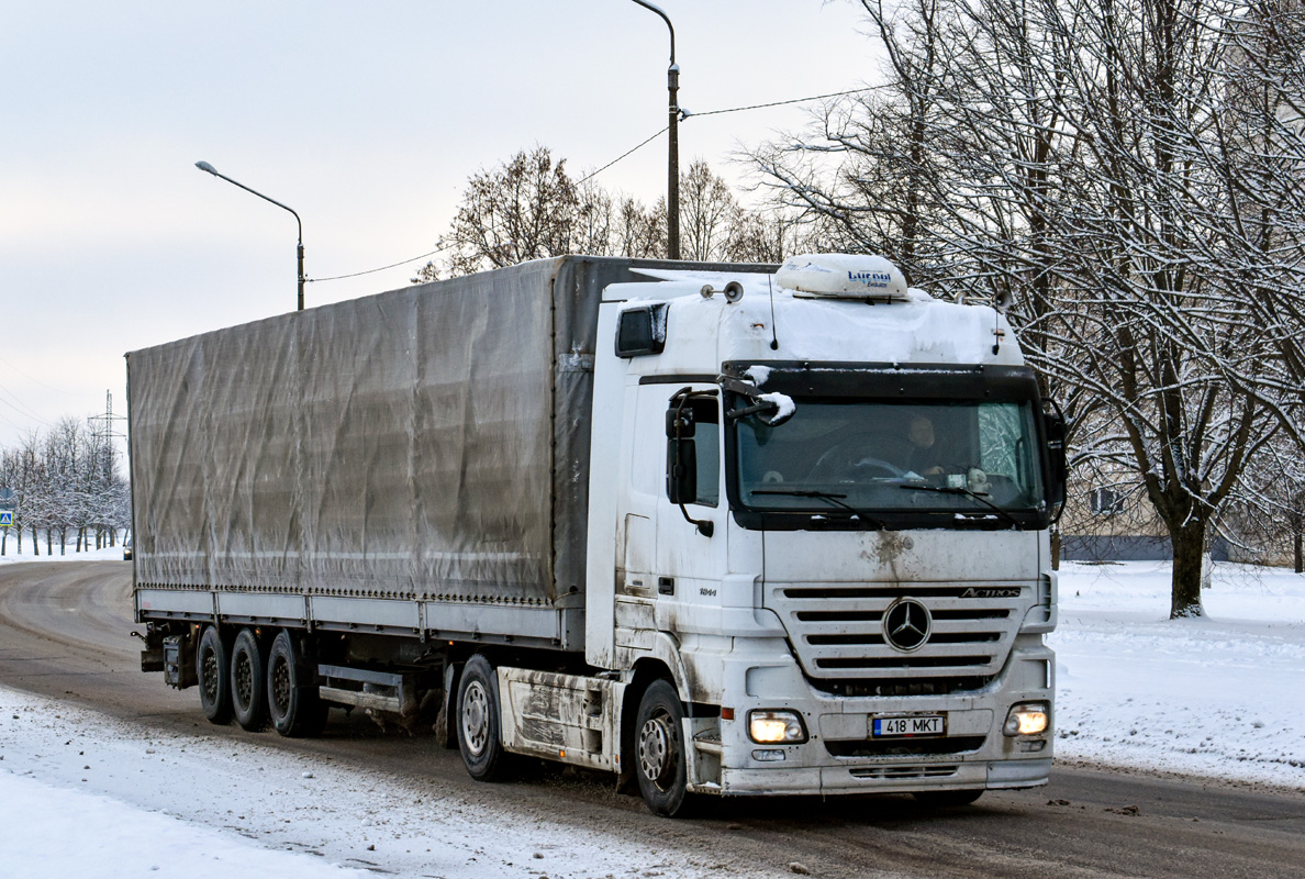 Эстония, № 418 MKT — Mercedes-Benz Actros ('2003) 1844