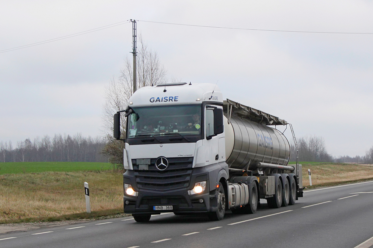 Литва, № HNB 388 — Mercedes-Benz Actros ('2011)