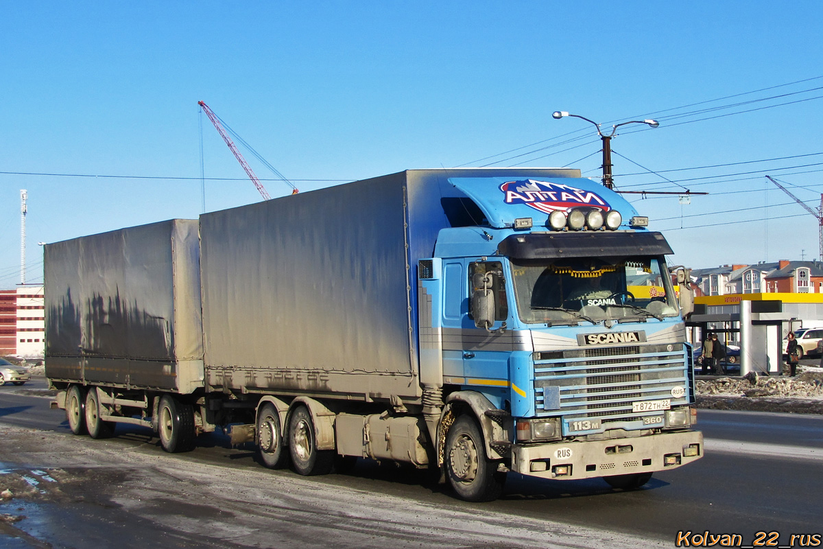 Алтайский край, № Т 872 ТН 22 — Scania (II) R113M