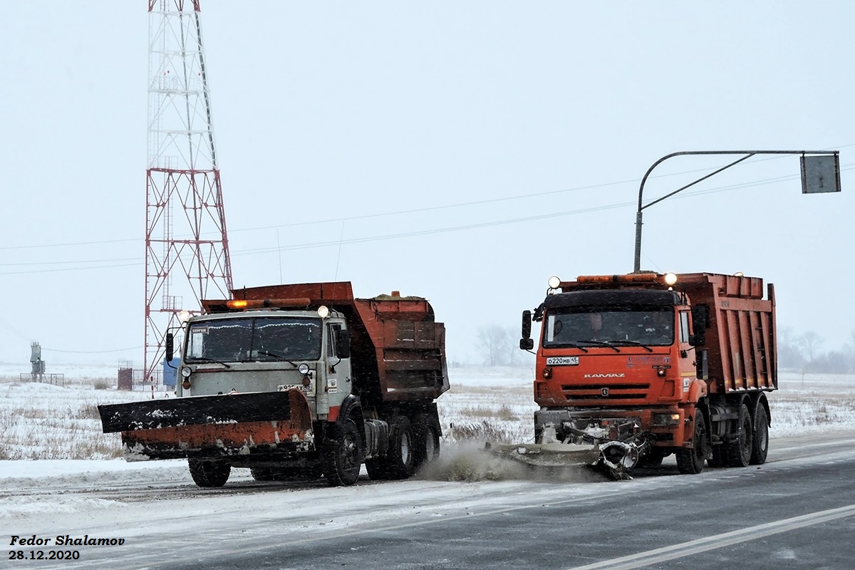 Курганская область, № О 220 МВ 45 — КамАЗ-6520 (общая модель); Курганская область, № Р 925 АХ 45 — КамАЗ-55111-01 [55111A]