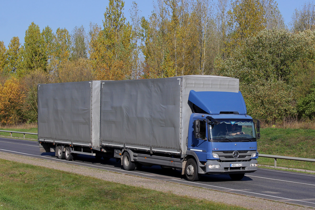 Литва, № HBG 243 — Mercedes-Benz Atego (общ.м)