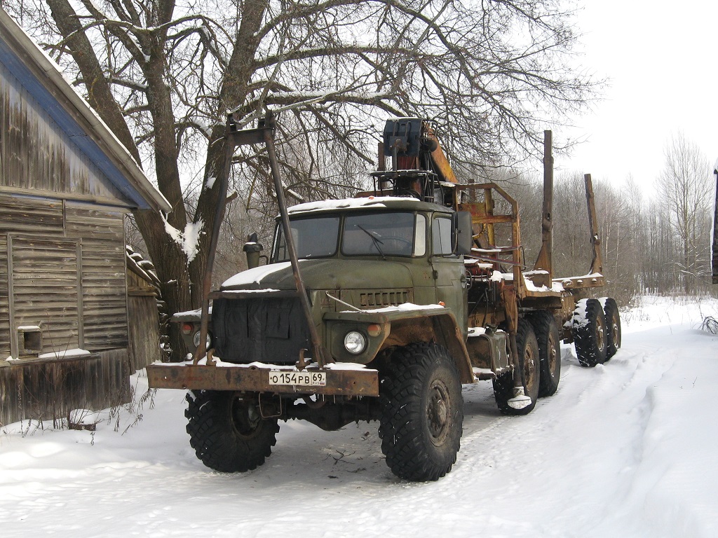 Тверская область, № О 154 РВ 69 — Урал-5557