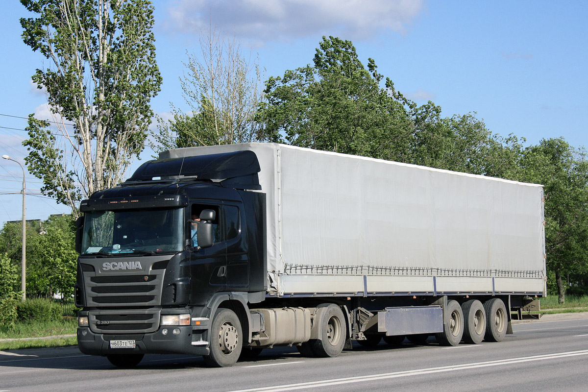 Краснодарский край, № Н 603 ТЕ 123 — Scania ('2009) G380