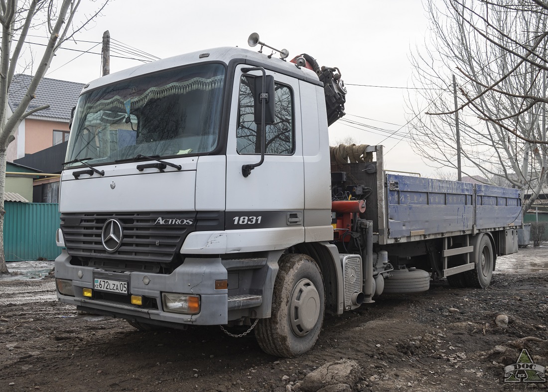 Алматинская область, № 672 LZA 05 — Mercedes-Benz Actros ('1997) 1831