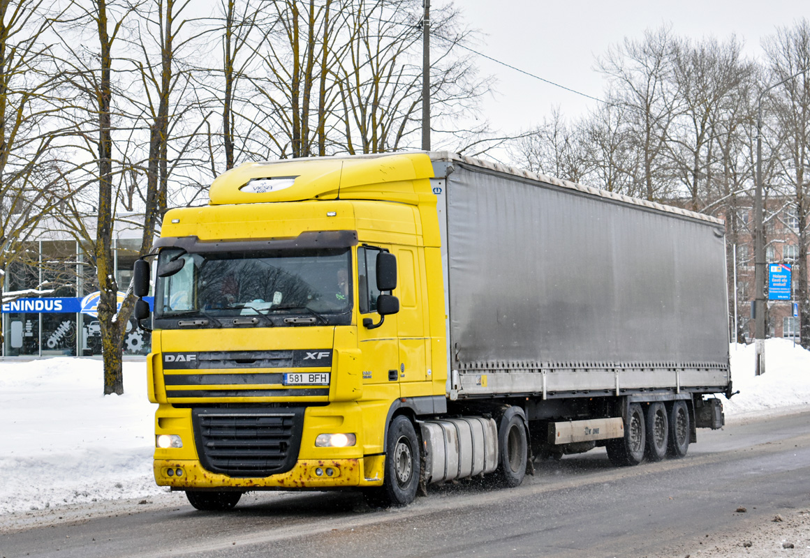 Эстония, № 581 BFH — DAF XF105 FT