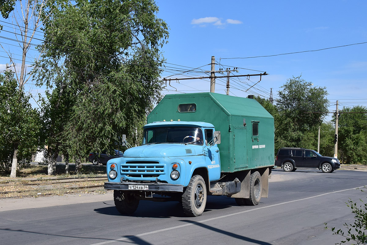 Волгоградская область, № Х 124 ХВ 34 — ЗИЛ-130 (общая модель)