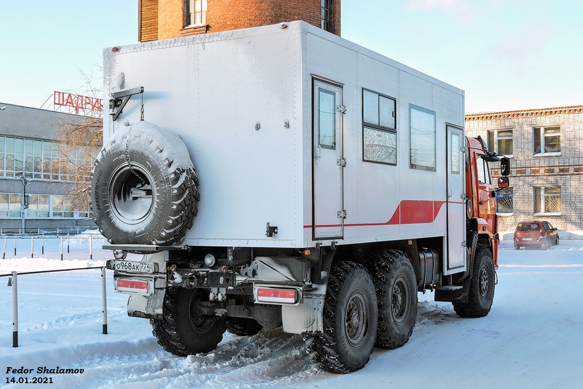 Челябинская область, № О 968 АК 774 — КамАЗ-43118 (общая модель)