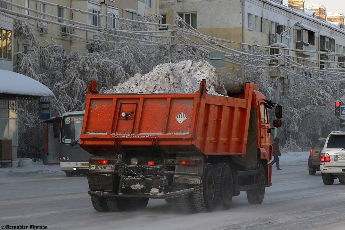 Саха (Якутия), № Т 804 МЕ 14 — КамАЗ-65115-N3