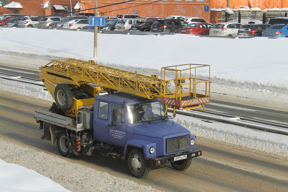 Московская область, № У 597 НО 190 — ГАЗ-3309