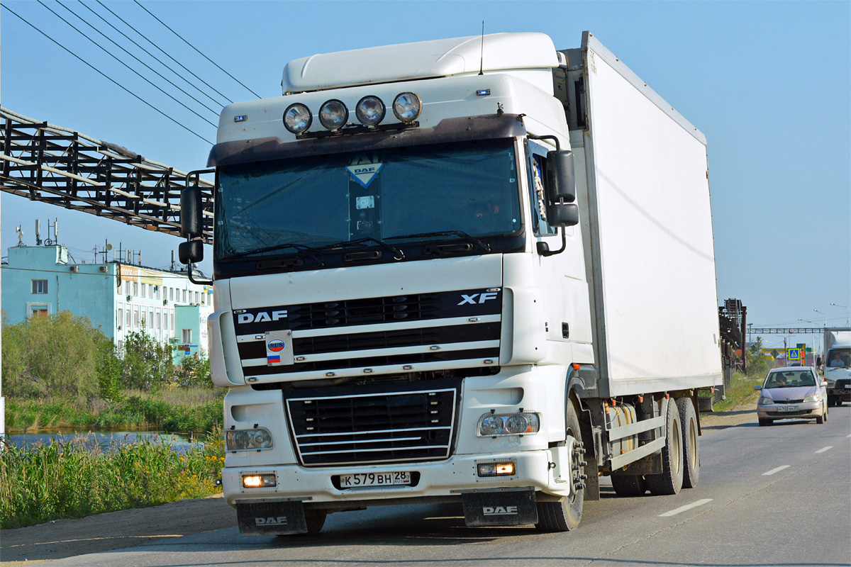 Амурская область, № К 579 ВН 28 — DAF XF95 FAS