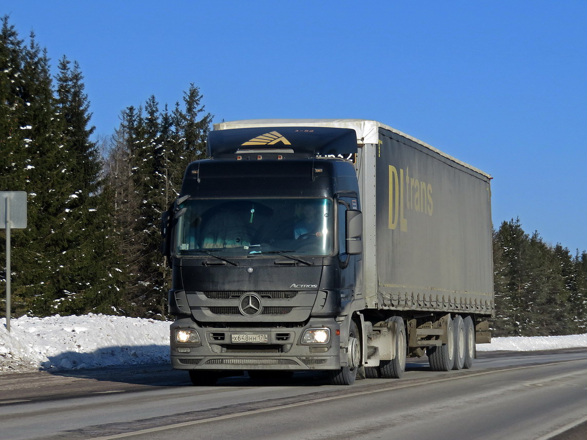 Нижегородская область, № Х 648 НН 178 — Mercedes-Benz Actros ('2009) 1844