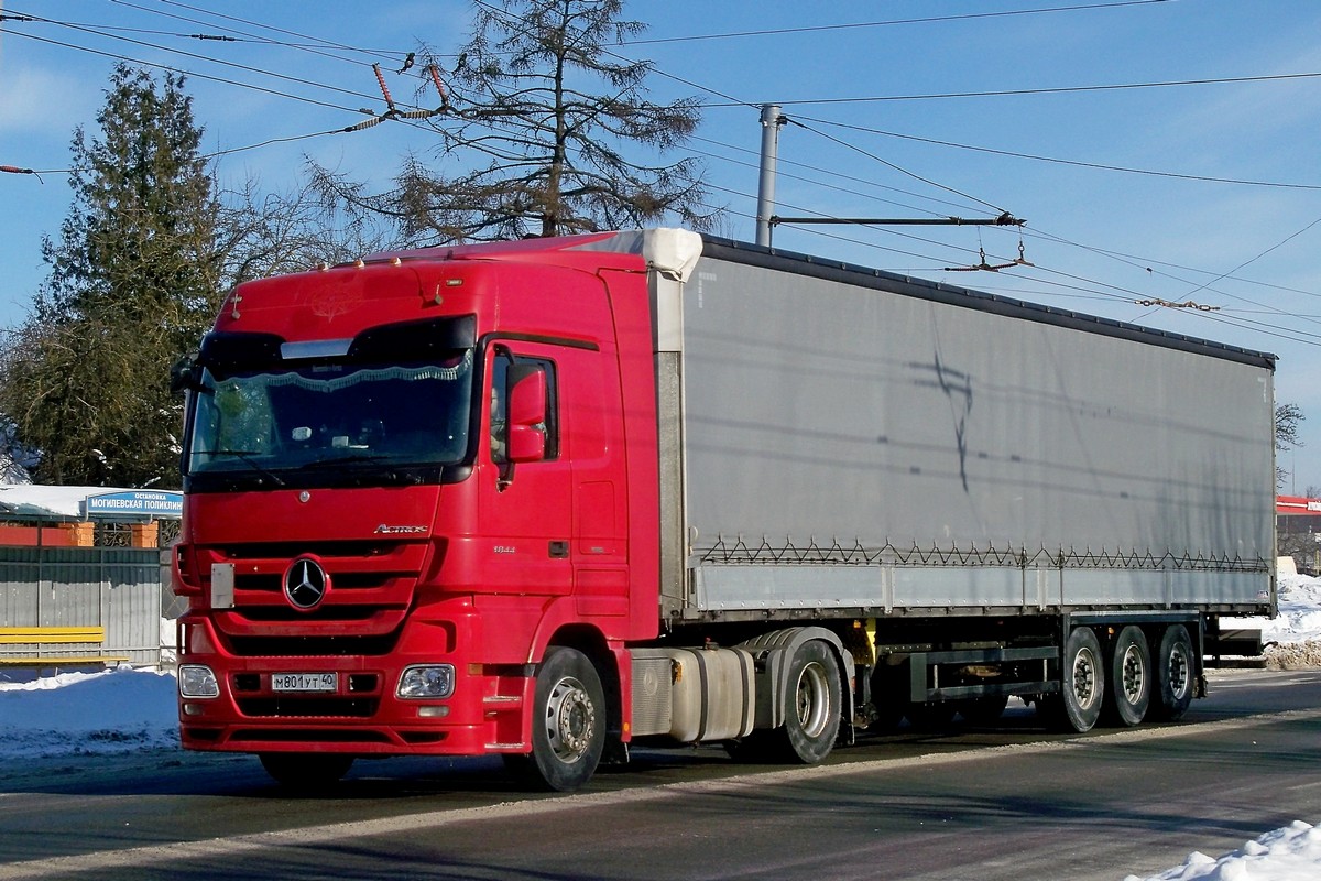 Калужская область, № М 801 УТ 40 — Mercedes-Benz Actros ('2009) 1844