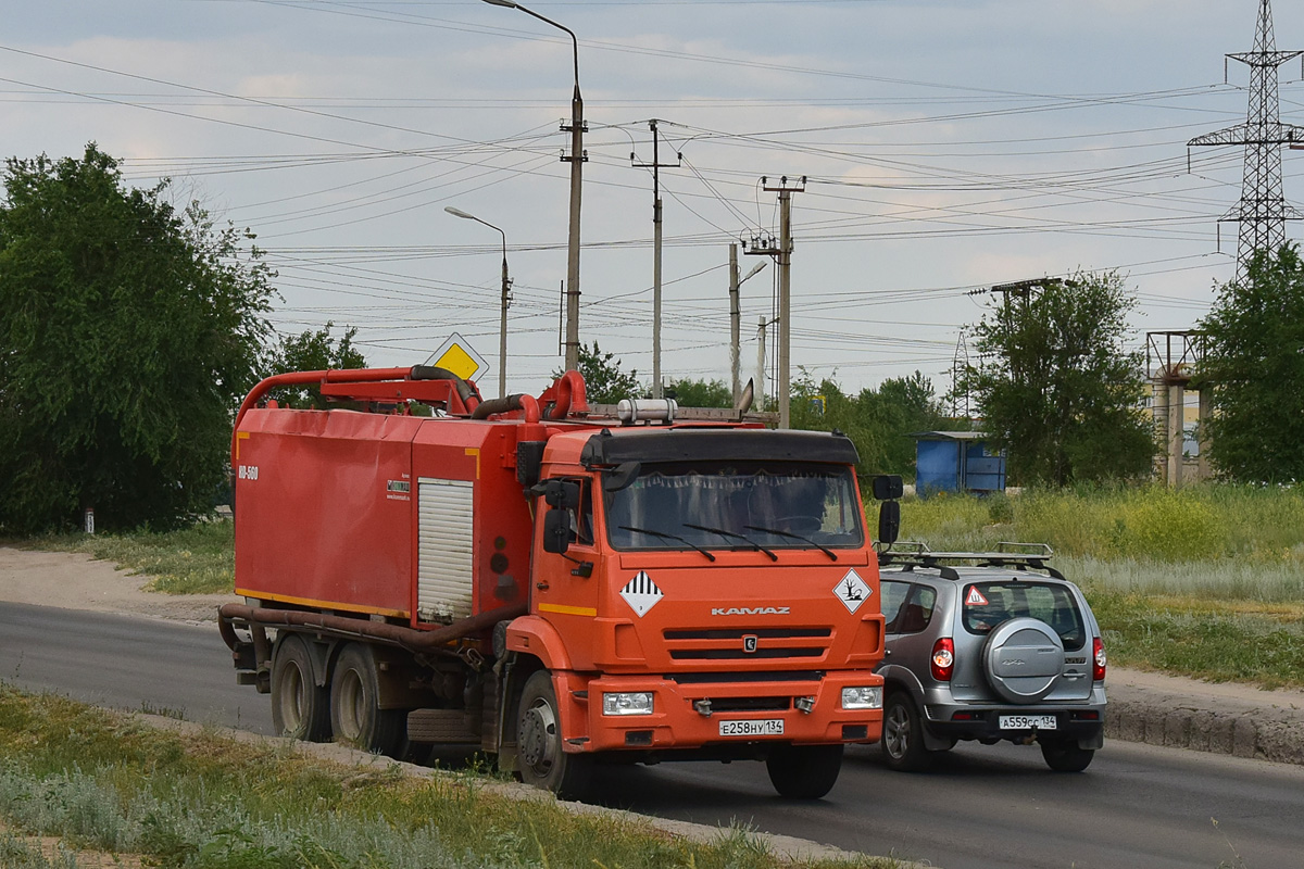 Волгоградская область, № Е 258 НУ 134 — КамАЗ-65115-A5