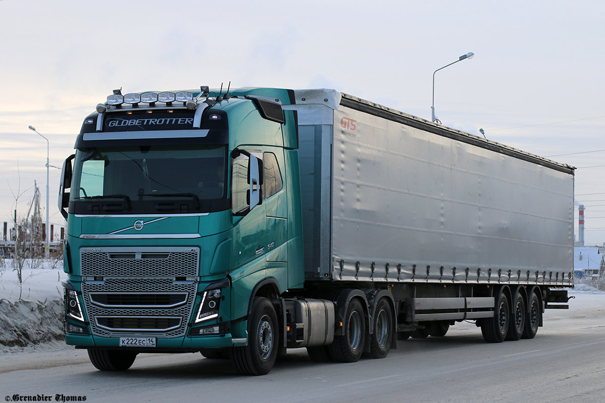 Саха (Якутия), № К 222 ЕС 14 — Volvo ('2012) FH16.540