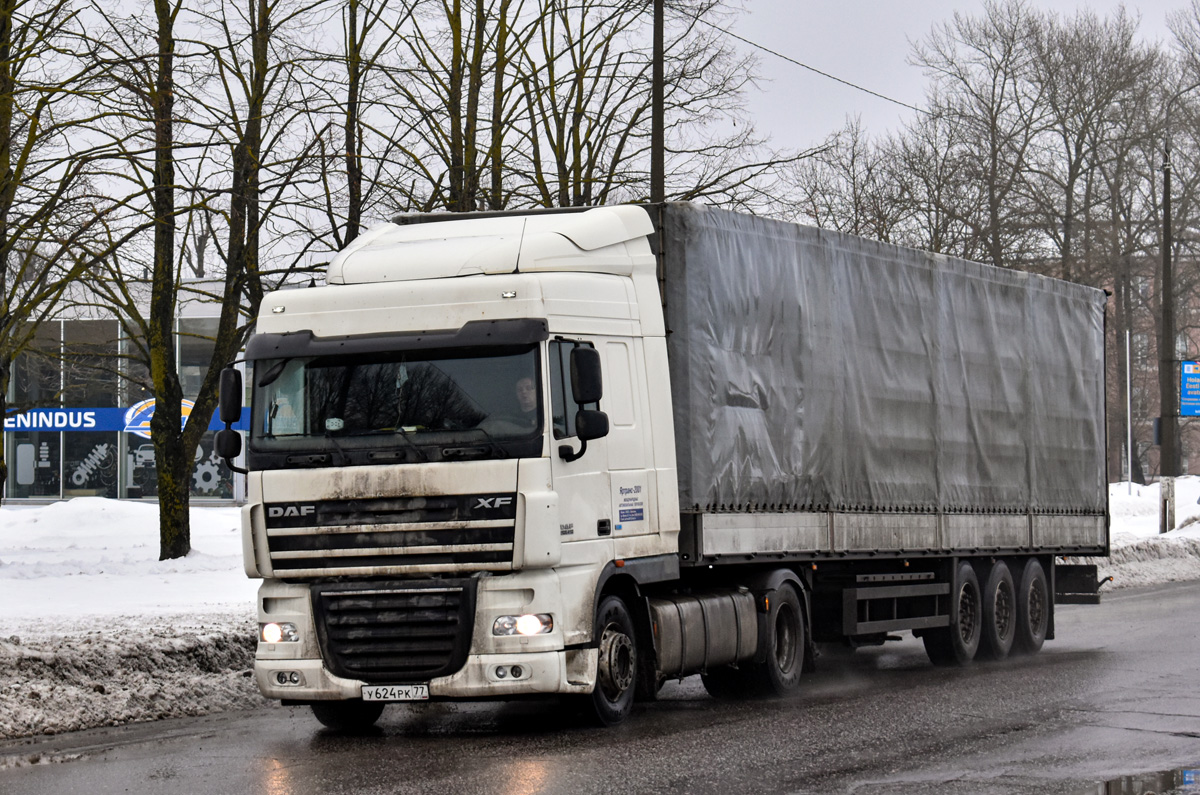 Москва, № У 624 РК 77 — DAF XF105 FT