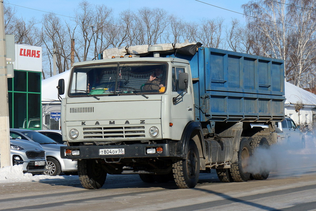 Омская область, № Т 804 ОУ 55 — КамАЗ-5320