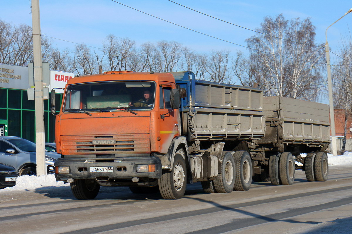 Омская область, № С 465 ТР 55 — КамАЗ-53215-15 [53215R]