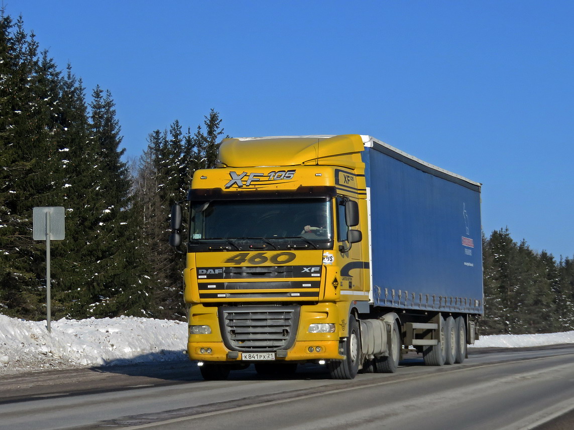 Чувашия, № К 841 РХ 21 — DAF XF105 FT