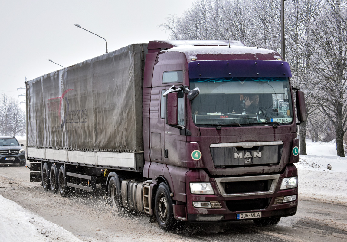 Эстония, № 296 MLA — MAN TGX ('2007) 18.440