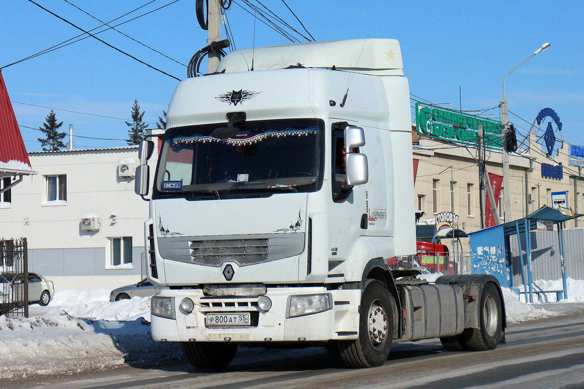 Омская область, № Р 800 АТ 55 — Renault Premium ('2006)