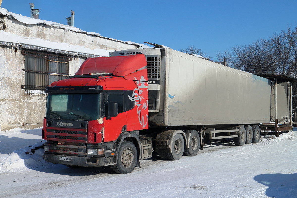 Омская область, № Н 762 ХР 55 — Scania ('1996) P114G