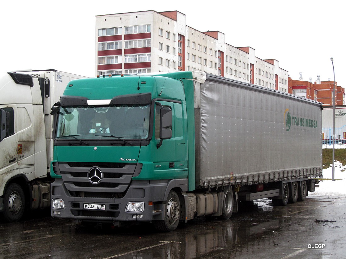 Калининградская область, № Р 733 ТЕ 39 — Mercedes-Benz Actros ('2009) 1844