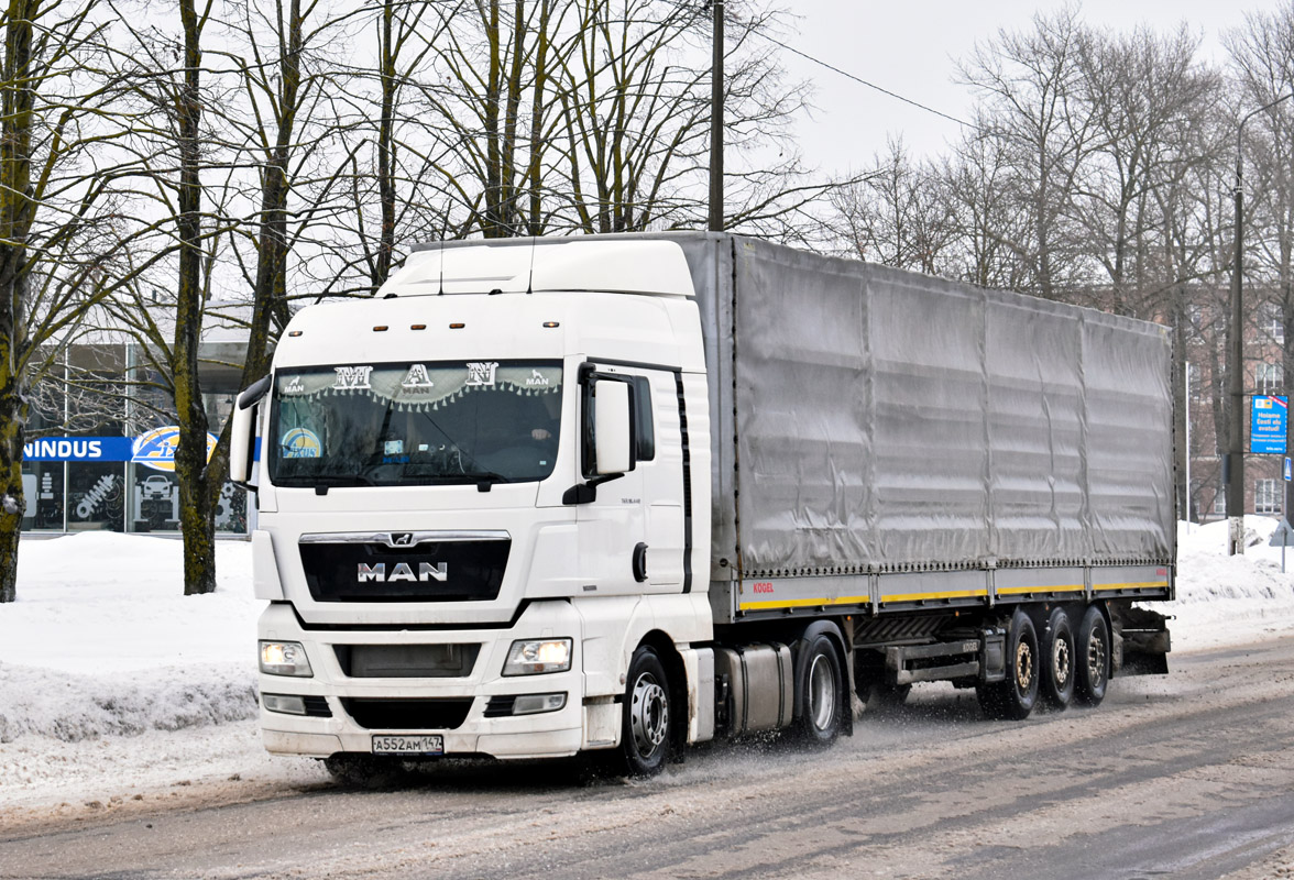 Ленинградская область, № А 552 АМ 147 — MAN TGX ('2007) 18.440