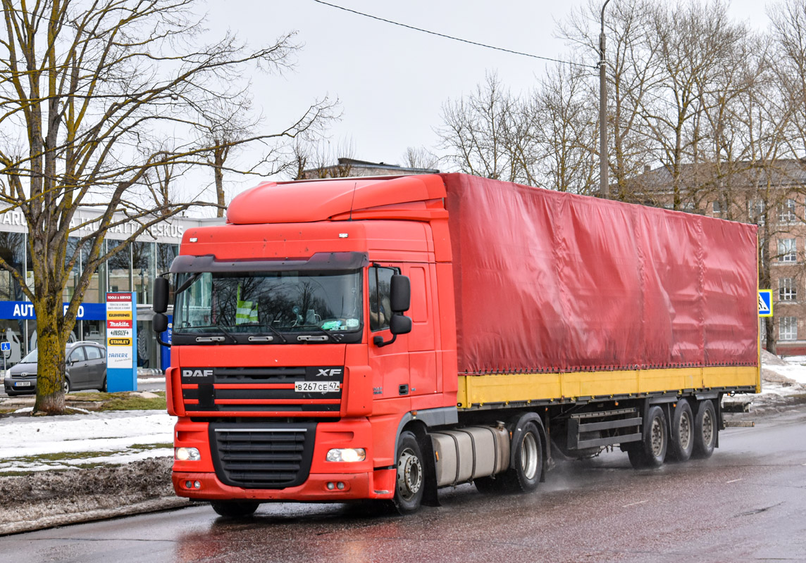 Ленинградская область, № В 267 СЕ 47 — DAF XF105 FT