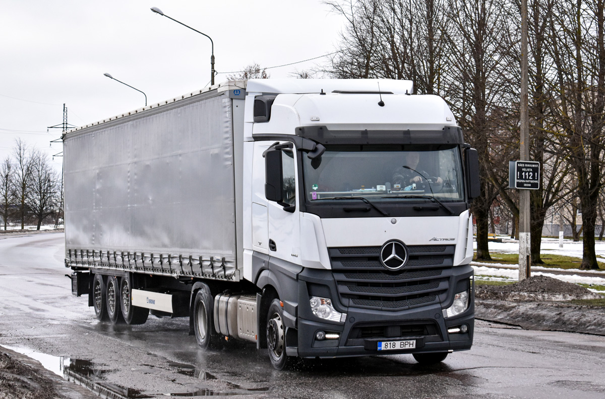 Эстония, № 818 BPH — Mercedes-Benz Actros ('2009) 1846