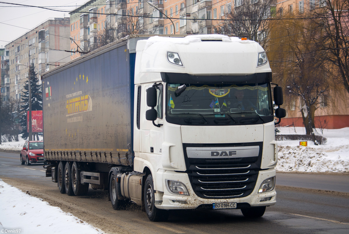 Тернопольская область, № ВО 0184 СС — DAF XF Euro6 FT