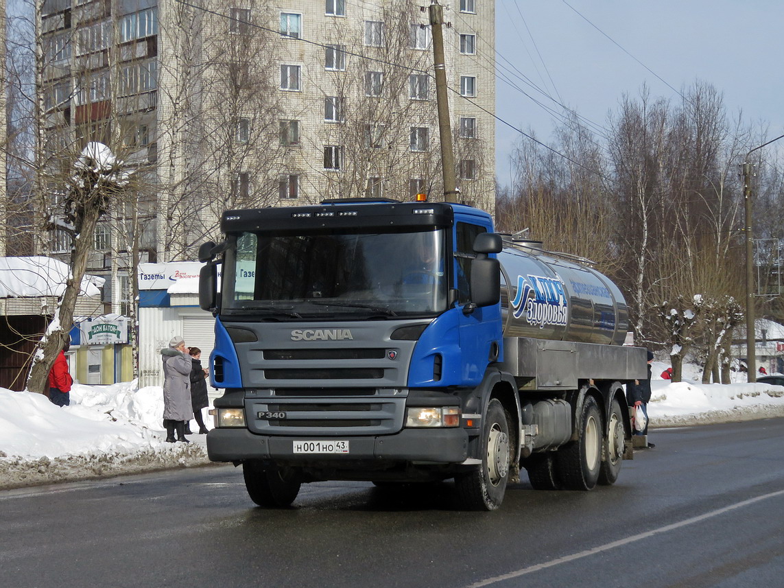 Кировская область, № Н 001 НО 43 — Scania ('2004) P340