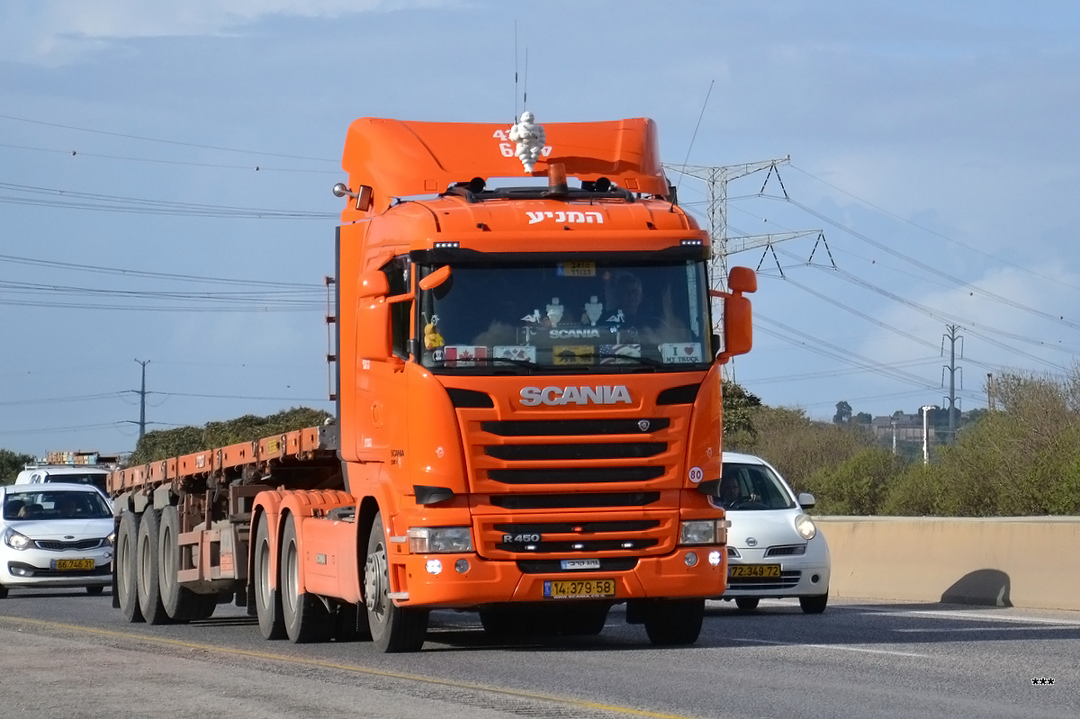 Израиль, № 14-379-58 — Scania ('2013) R450