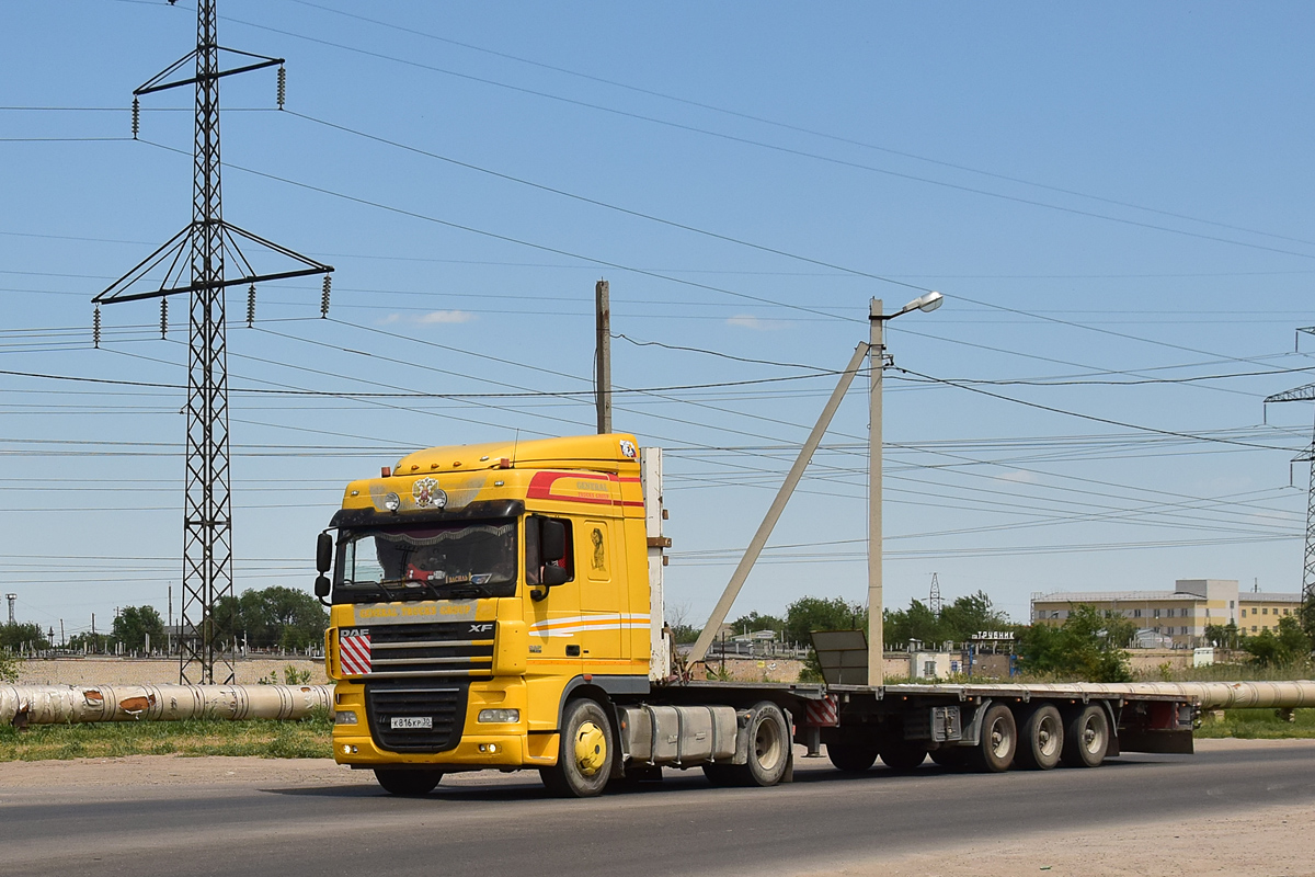 Астраханская область, № К 816 КР 30 — DAF XF105 FT