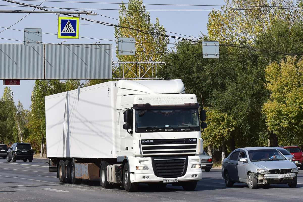 Астраханская область, № У 637 МО 30 — DAF XF105 FT