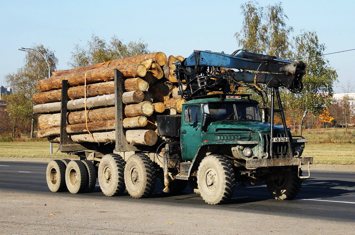 Могилёвская область, № АВ 1478-6 — Урал-4320 (общая модель)