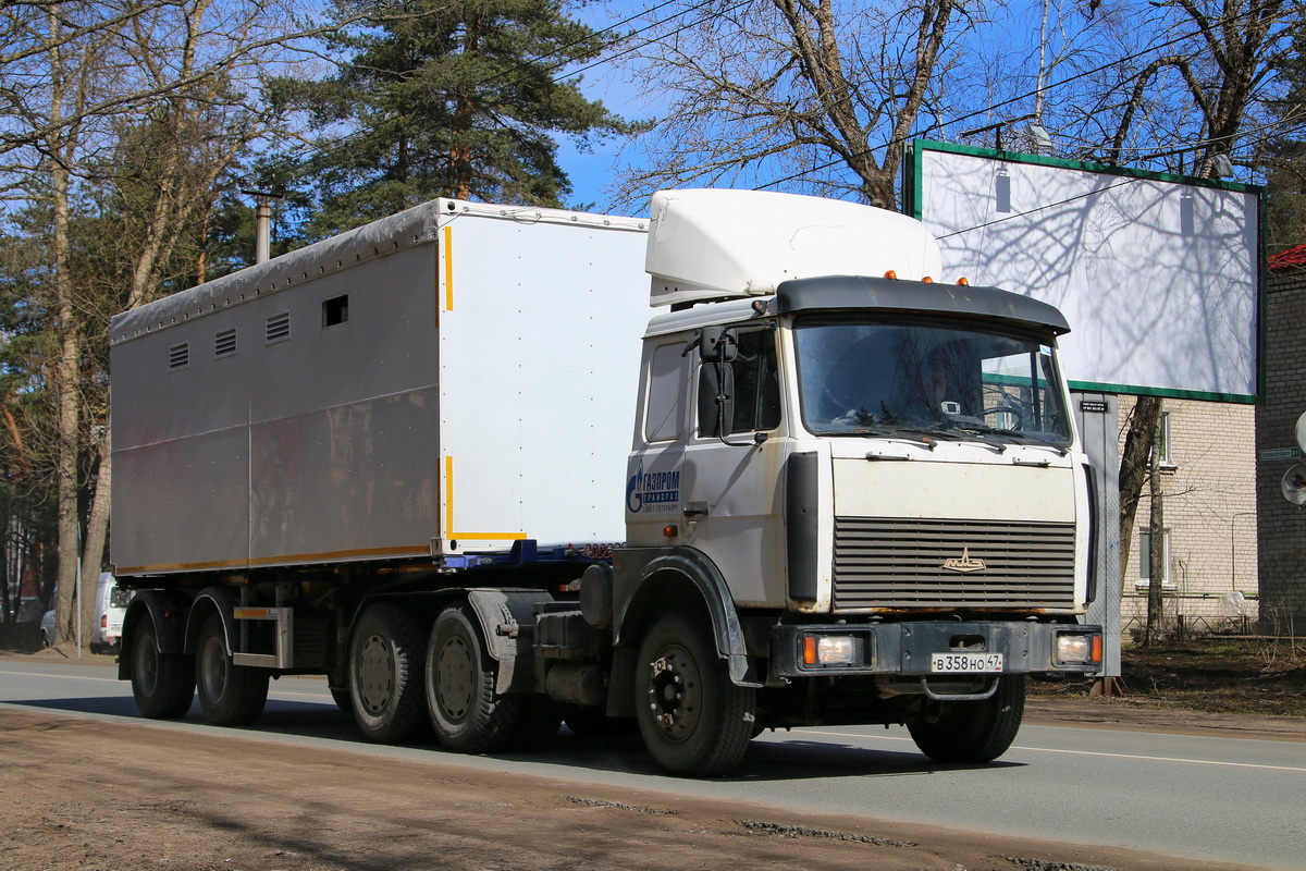 Ленинградская область, № В 358 НО 47 — МАЗ-6422 (общая модель)