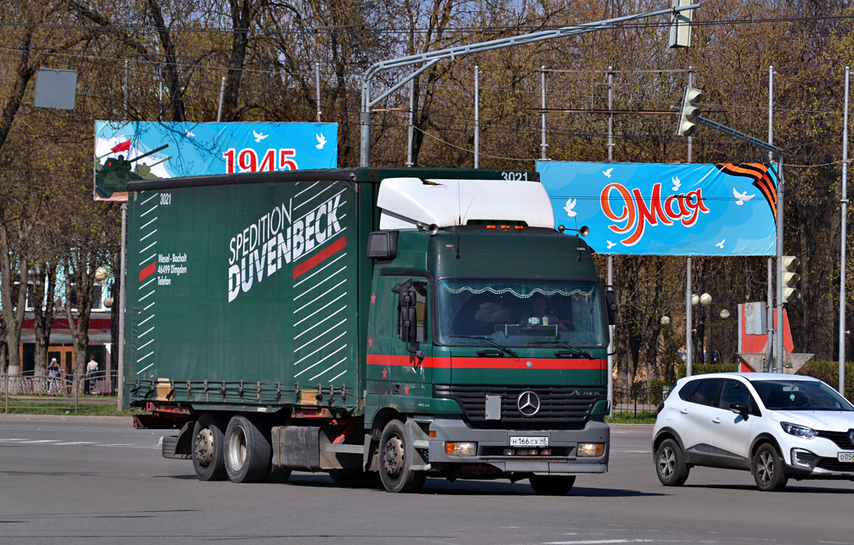 Липецкая область, № Н 166 СХ 48 — Mercedes-Benz Actros ('1997) 2540