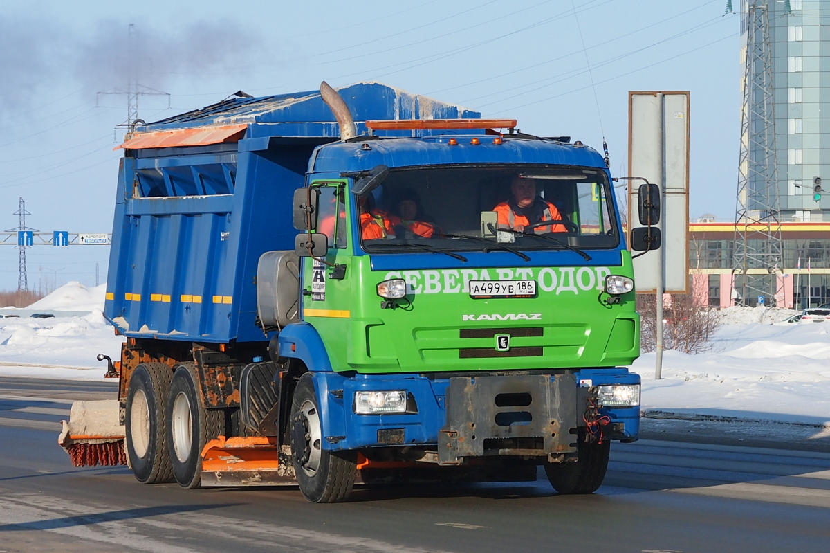 Ханты-Мансийский автоном.округ, № А 499 УВ 186 — КамАЗ-65115-50