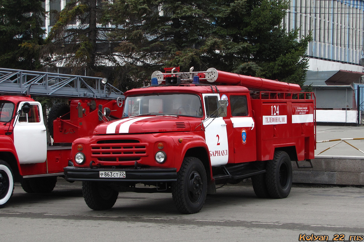 Алтайский край, № 124 — ЗИЛ-431412; Алтайский край — День пожарной охраны 2019