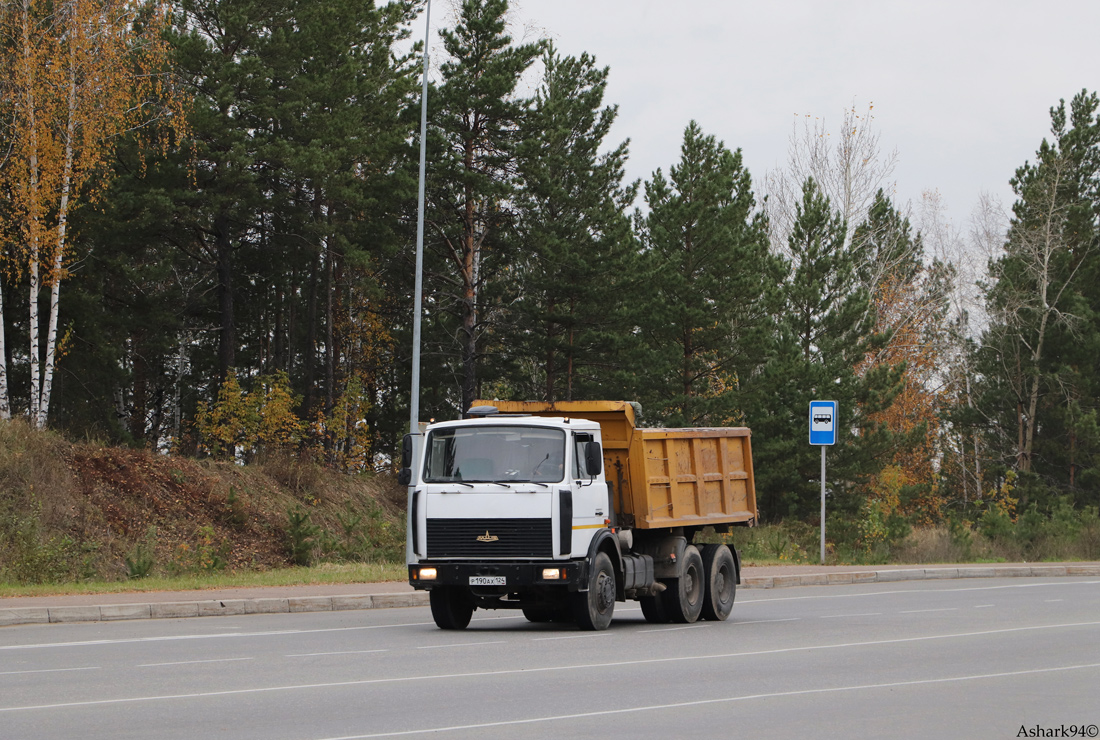 Красноярский край, № Р 190 АХ 124 — МАЗ-5516A5