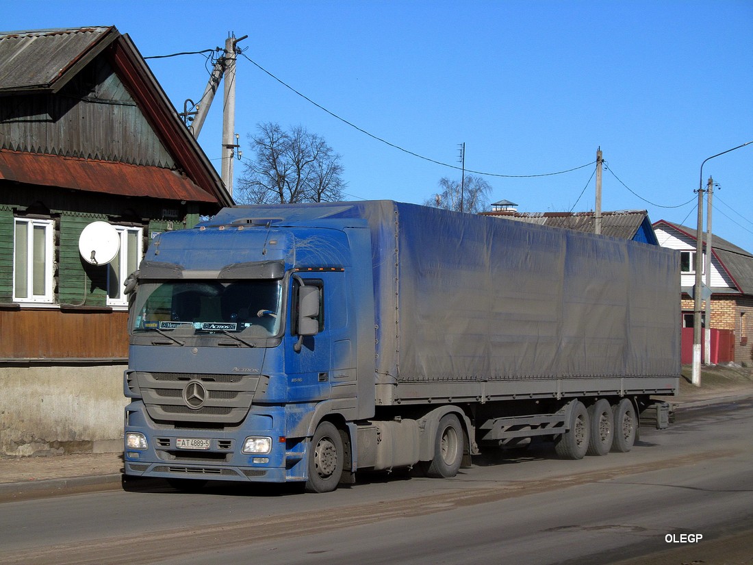 Минская область, № АТ 4889-5 — Mercedes-Benz Actros ('2009) 1846