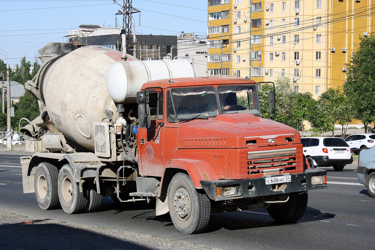 Волгоградская область, № С 606 НС 34 — КрАЗ-65053