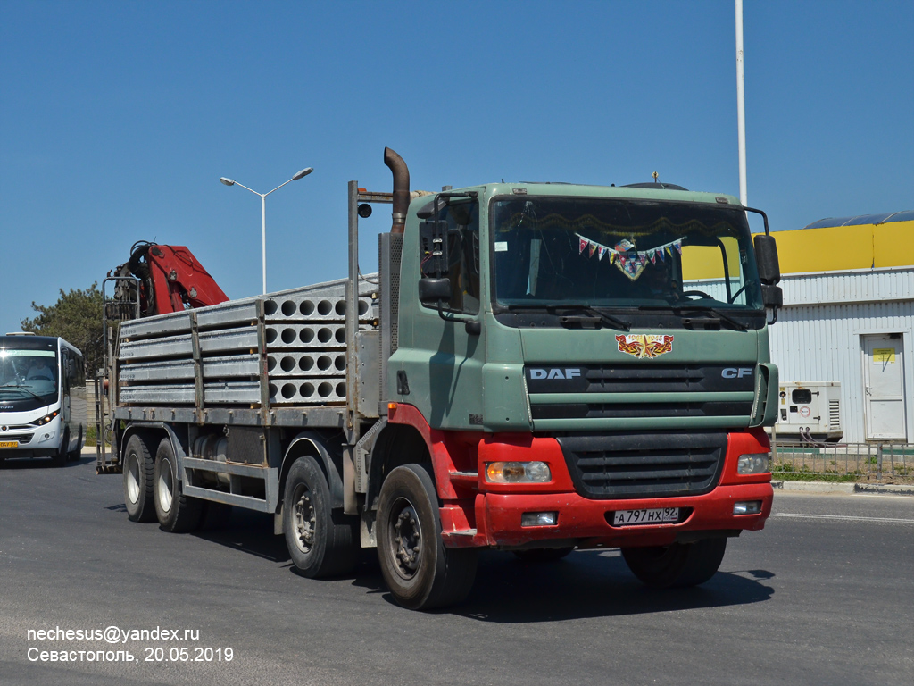 Севастополь, № А 797 НХ 92 — DAF CF85 FAD