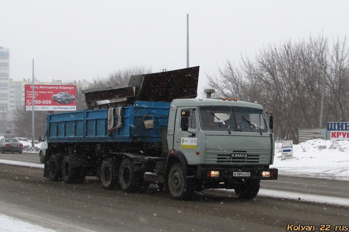 Алтайский край, № В 189 ОА 22 — КамАЗ-54115-13 [54115N]