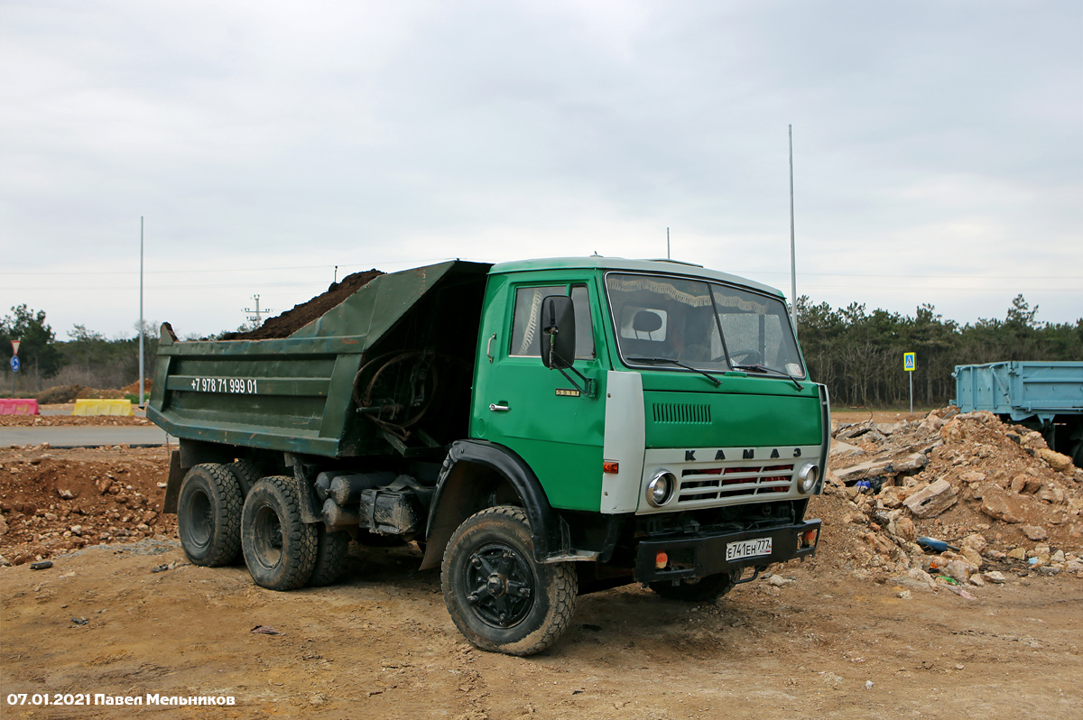 Севастополь, № Е 741 ЕН 777 — КамАЗ-55111 [551110]