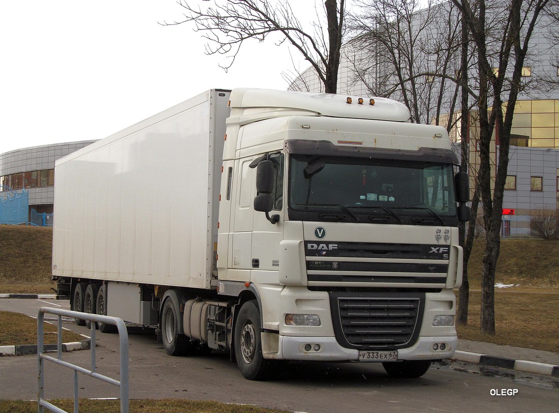 Смоленская область, № У 333 ЕХ 67 — DAF XF105 FT