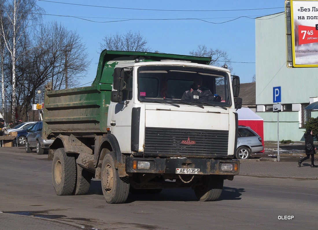 Минская область, № АЕ 9135-5 — МАЗ-5551A2