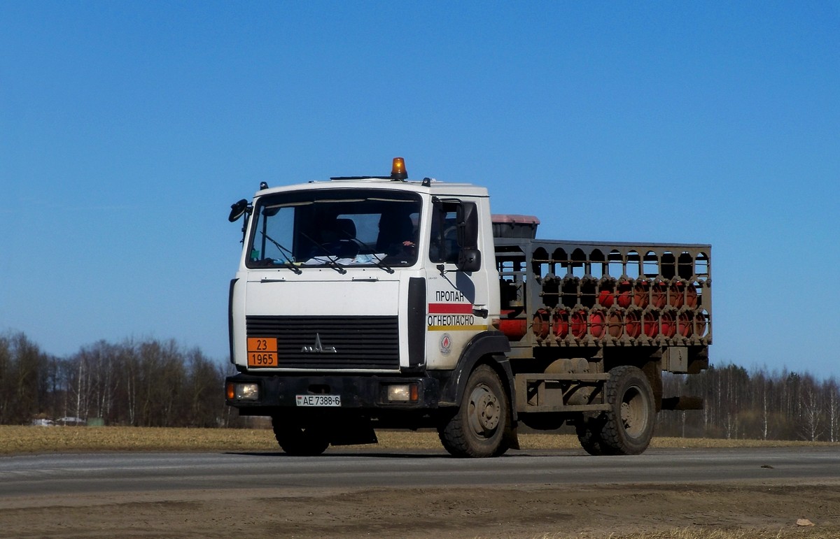 Могилёвская область, № АЕ 7388-6 — МАЗ-4570 (общая модель)