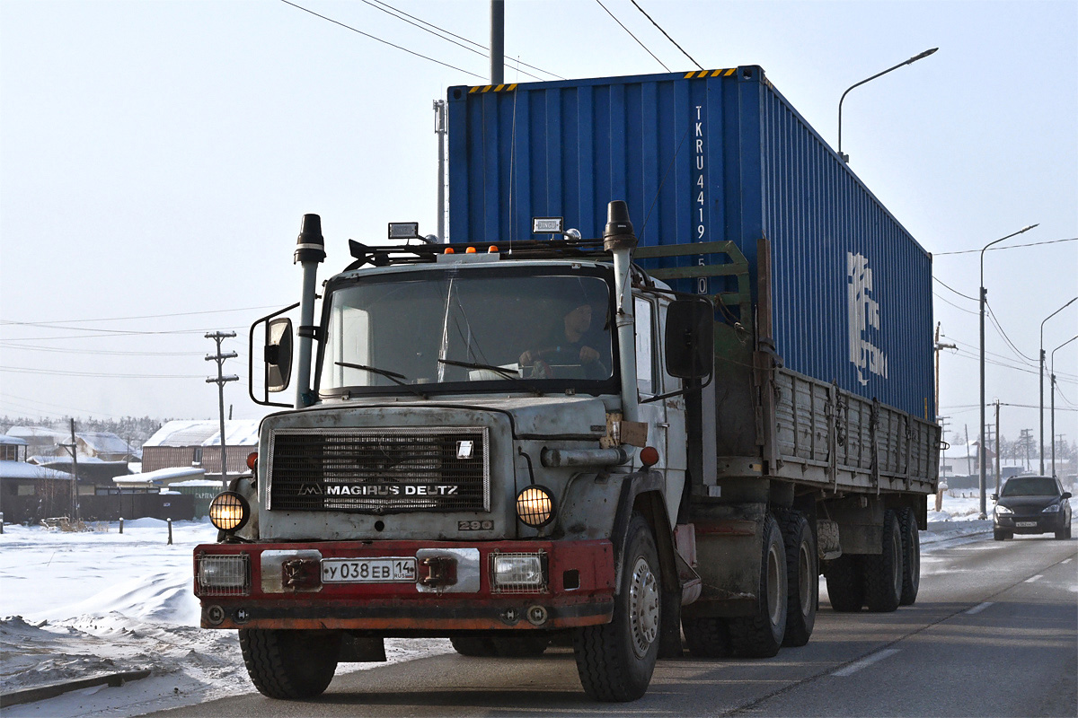 Саха (Якутия), № У 038 ЕВ 14 — Magirus-Deutz 290D26S