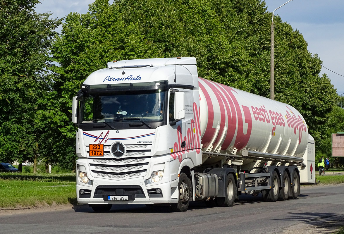 Эстония, № 214 BSL — Mercedes-Benz Actros ('2011) 1846